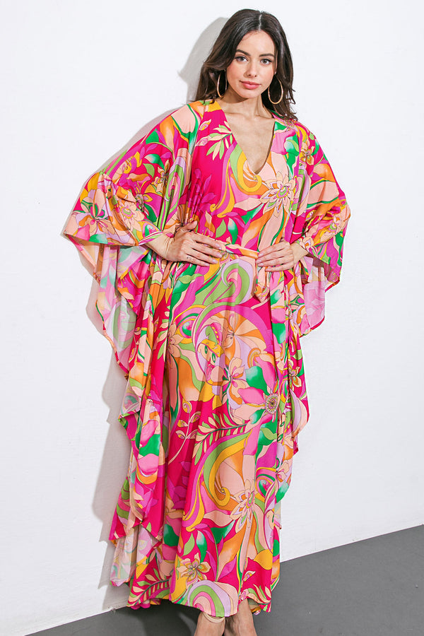 seaside-girls-woven-kaftan-dress Flying Tomato-Sophia's StyleDRESSES-1